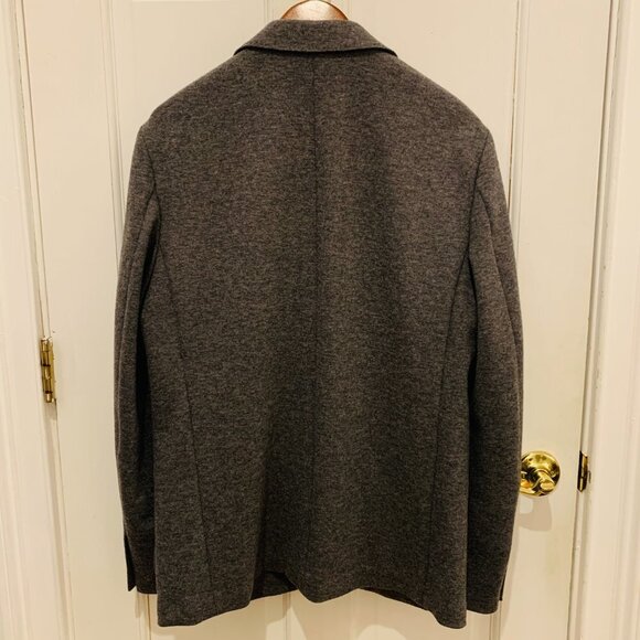 J. Crew Slim-fit knit suit jacket in wool-cotton blend Size Large Ax264 - Picture 9 of 16